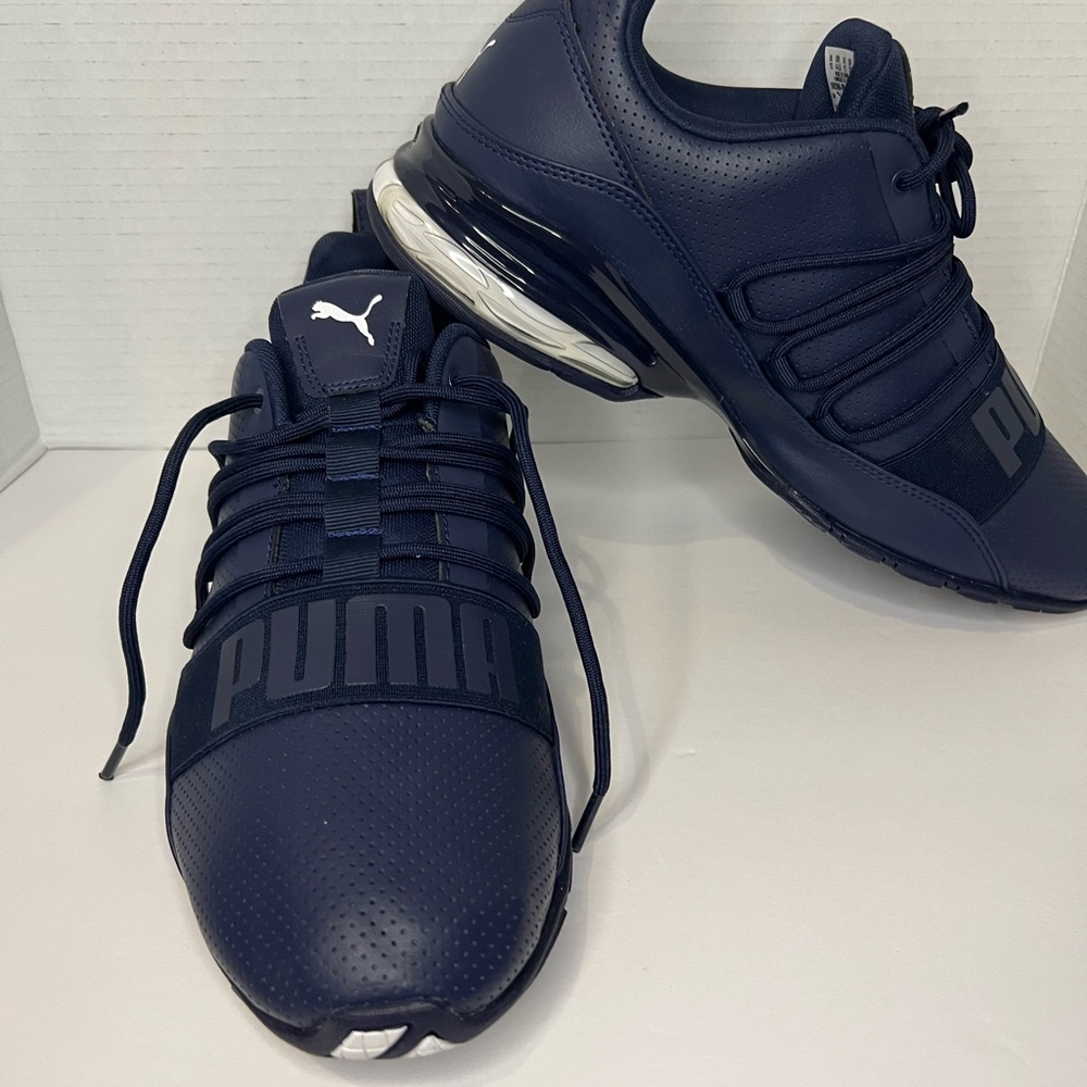 Puma Men's Dark Blue Athletic Sneakers